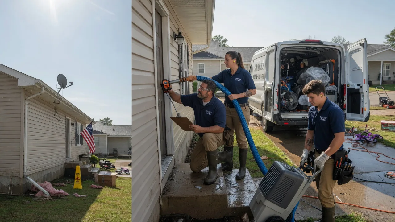 Ceiling Water Damage Restoration in Worthing, SD near me